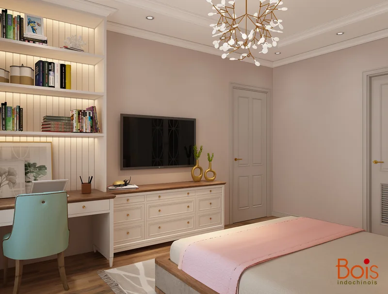 Thiết kế phòng ngủ 2 — góc nhìn 1.