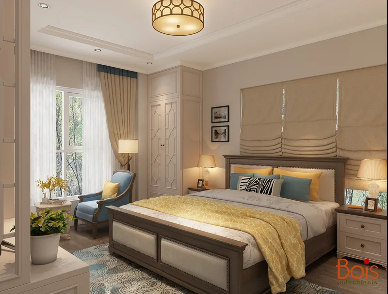 Thiết kế phòng ngủ 1 — góc nhìn 4.